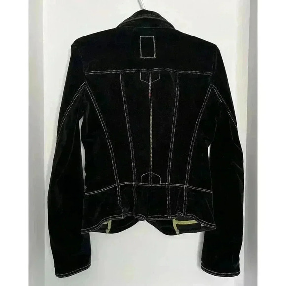 Guess Black Velvet Jacket - Picture 7 of 16